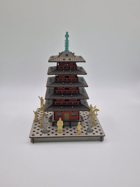 5-Story Pagoda Model